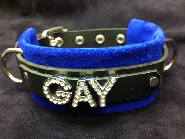 gay choker collar